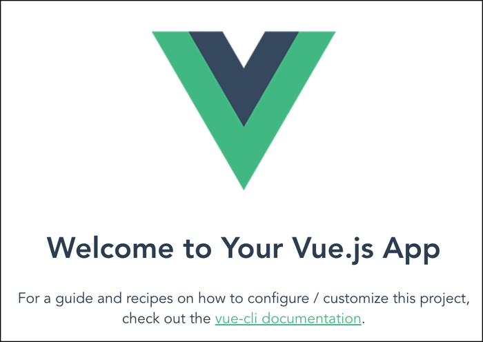 Welcome to Vue App